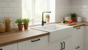 Lees meer over het artikel Houtlook werkblad keuken