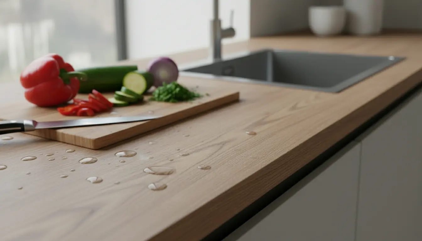 Je bekijkt nu HPL werkblad keuken