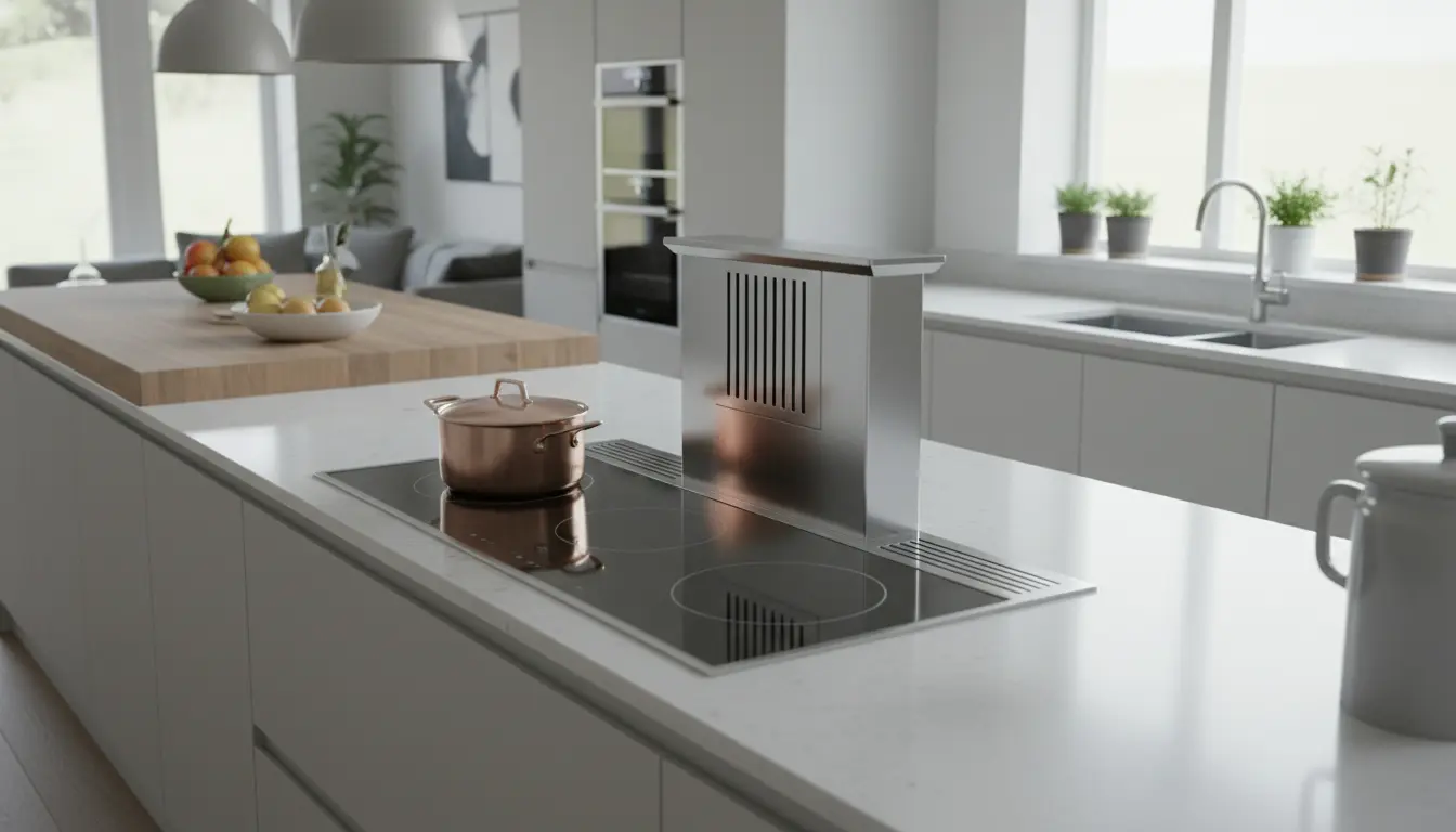 Je bekijkt nu Keuken afzuiging in werkblad