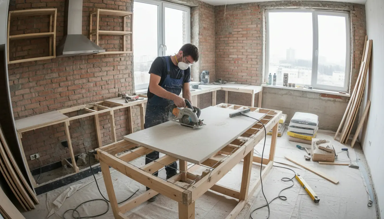 Lees meer over het artikel Werkblad keuken maken