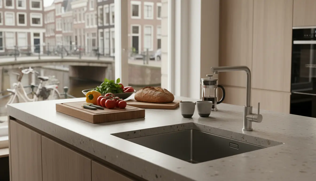 Lees meer over het artikel Werkblad keuken Amsterdam op maat – snel geleverd & gemonteerd