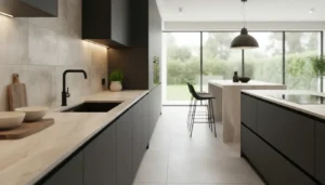 Lees meer over het artikel Antraciet keuken met keramiek werkblad: luxe, sterk en op maat