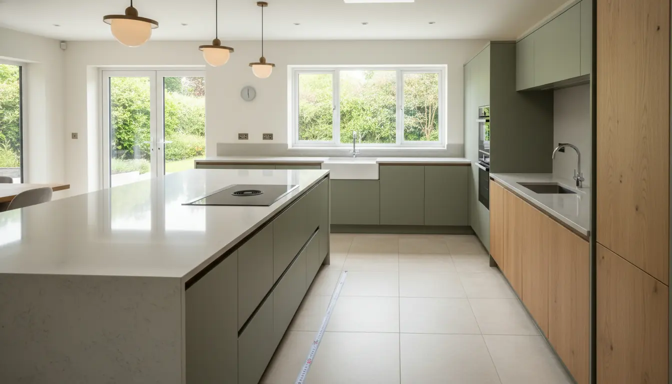 Lees meer over het artikel Benodigde afstand tussen 2 werkbladen keuken – plan slim