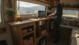 Lees meer over het artikel Hoogte werkblad camper keuken: kies jouw ideale maat nu