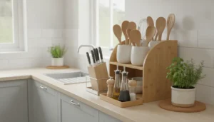 Lees meer over het artikel Keuken werkblad organizer: meer ruimte, direct opgeruimd